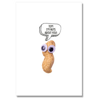 Personalised I'M Nuts About You Card